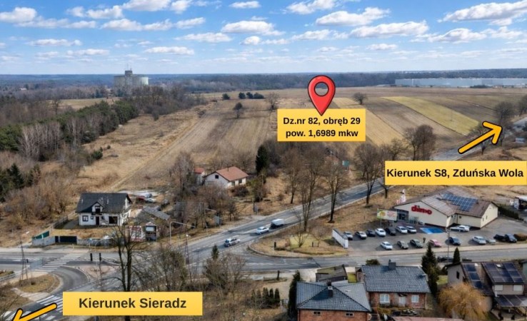 działka na sprzedaż - Sieradz